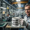 Kubek 330ml-A-Biały-z-nadrukiem-KUB330ABKJOB002-004 KUBEK BEZE MNIE TA FIRMA NIE ISTNIEJE Na prezent Dla PRACOWNIKA