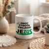 KUB330AZUS1 -005 Kubek OWOC ŻYWOTA TWOJEGO JEZUS Śmieszny na Prezent do PRACY SmacznejKawusi